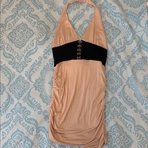 Forever 21 nude halter dress